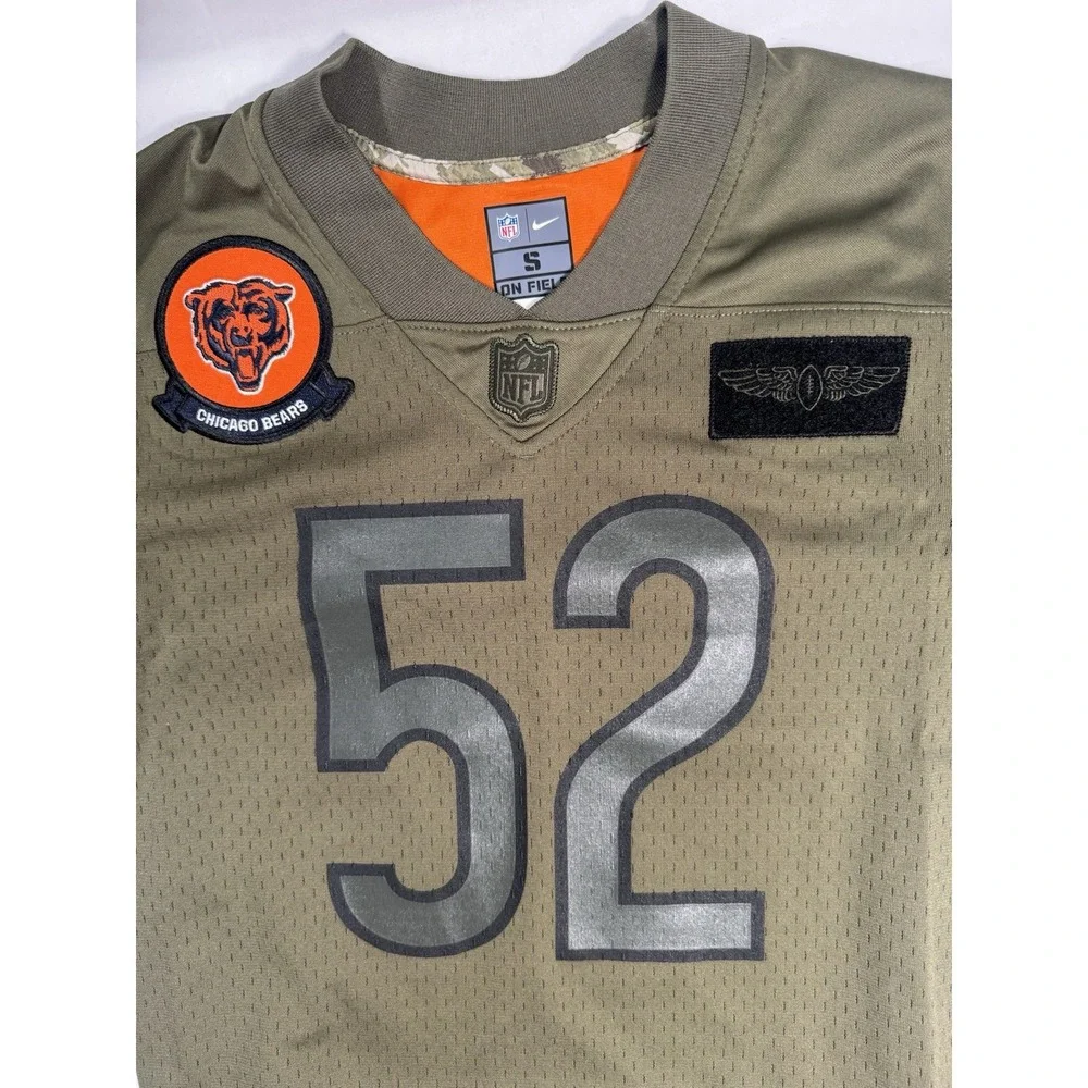 Nike Salute To Service Chicago Bears Jersey Youth Small NWT Khalil Mack 52 NFL